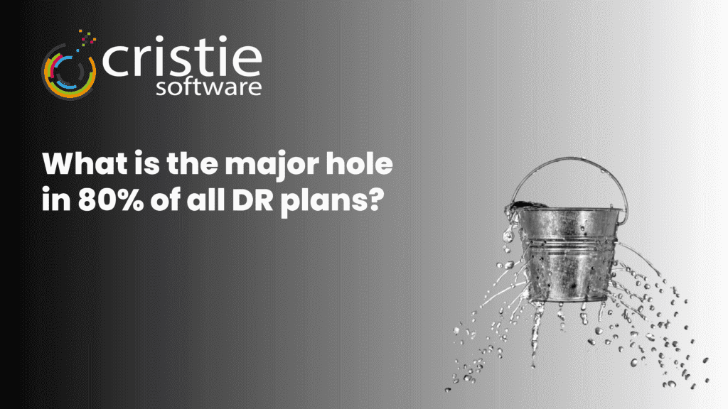 The major hole in 80% of DR plans