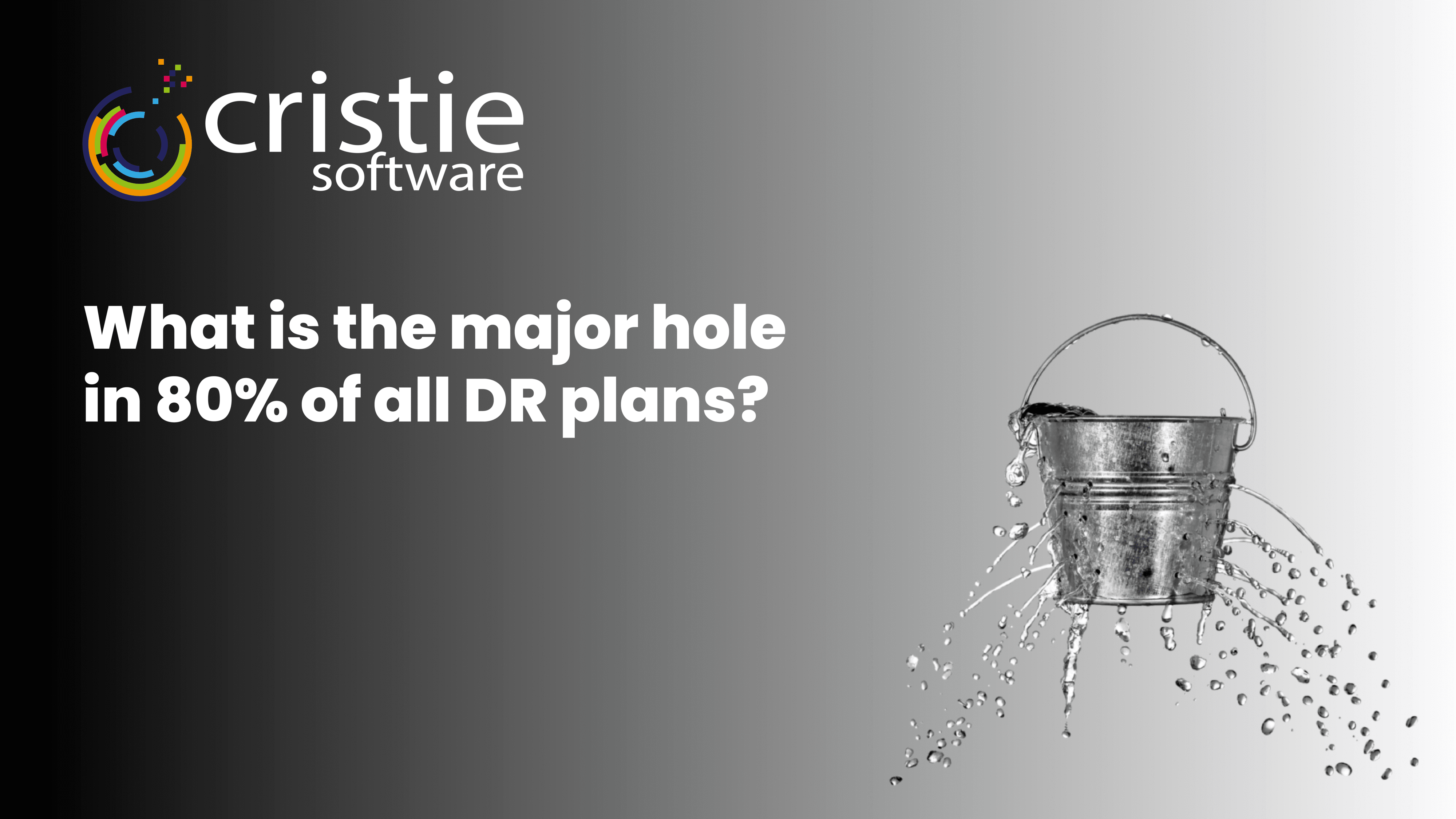The major hole in 80% of DR plans